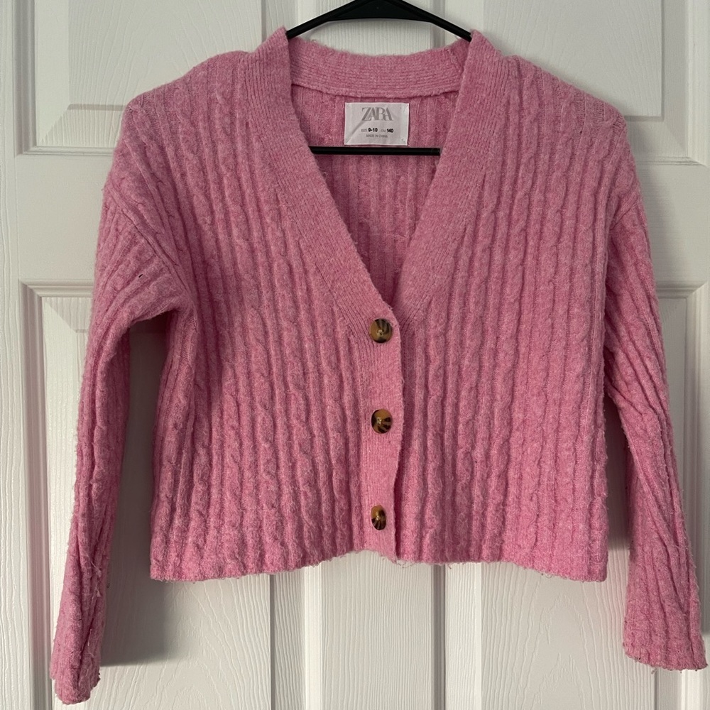 Zara Kids Pink Cardigan